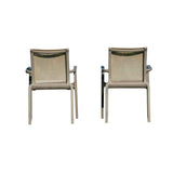 Paris Set of 2 Sling Armchairs - Cappucino