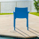 Pedro Set of 2 Stackable Armchair-Blue