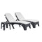Roma 3-Piece Chaise Lounger Set w/cushion-Anthracite