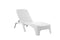 Roma Set of 2 Chaise Lounger-White
