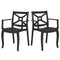 Zeus Set of 2 Stackable Armchair-Anthracite