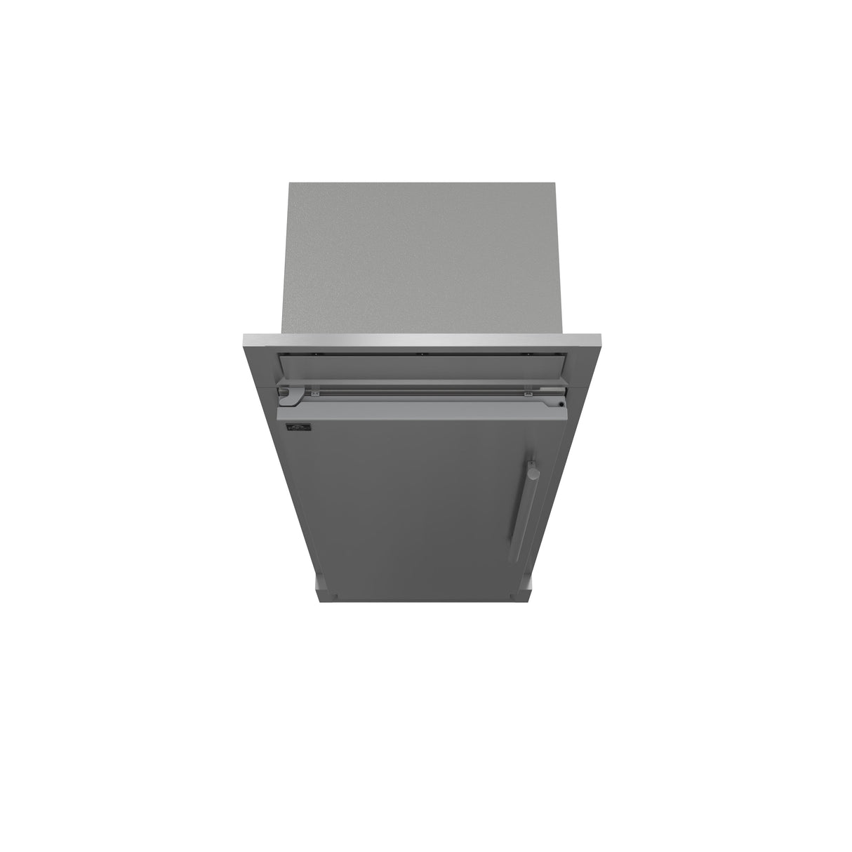 FORNO Maderno 28" 13.6 cu. ft. Left Swing Convertible Refrigerator/ Freezer with Modern Trim Kit, FFFFD1722-32LS