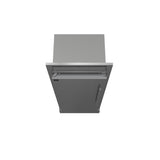 FORNO Maderno 28" 13.6 cu. ft. Left Swing Convertible Refrigerator/ Freezer with Modern Trim Kit, FFFFD1722-32LS