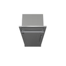FORNO Maderno 28" 13.6 cu. ft. Left Swing Convertible Refrigerator/ Freezer with Modern Trim Kit, FFFFD1722-32LS