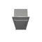 FORNO Maderno 28" 13.6 cu. ft. Left Swing Convertible Refrigerator/ Freezer with Modern Trim Kit, FFFFD1722-32LS
