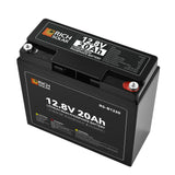 12V 20Ah LiFePO₄ Battery | 256Wh Lithium Battery, 3,000+ Cycles | for RV, Solar, Off-Grid, Marine & Backup
