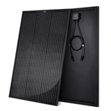 MEGA 100 ONYX | 100 Watt Solar Panel | Premier 12V Off-Grid Solar Panel for Vans, Campers, Boats | 25-Year Output Warranty