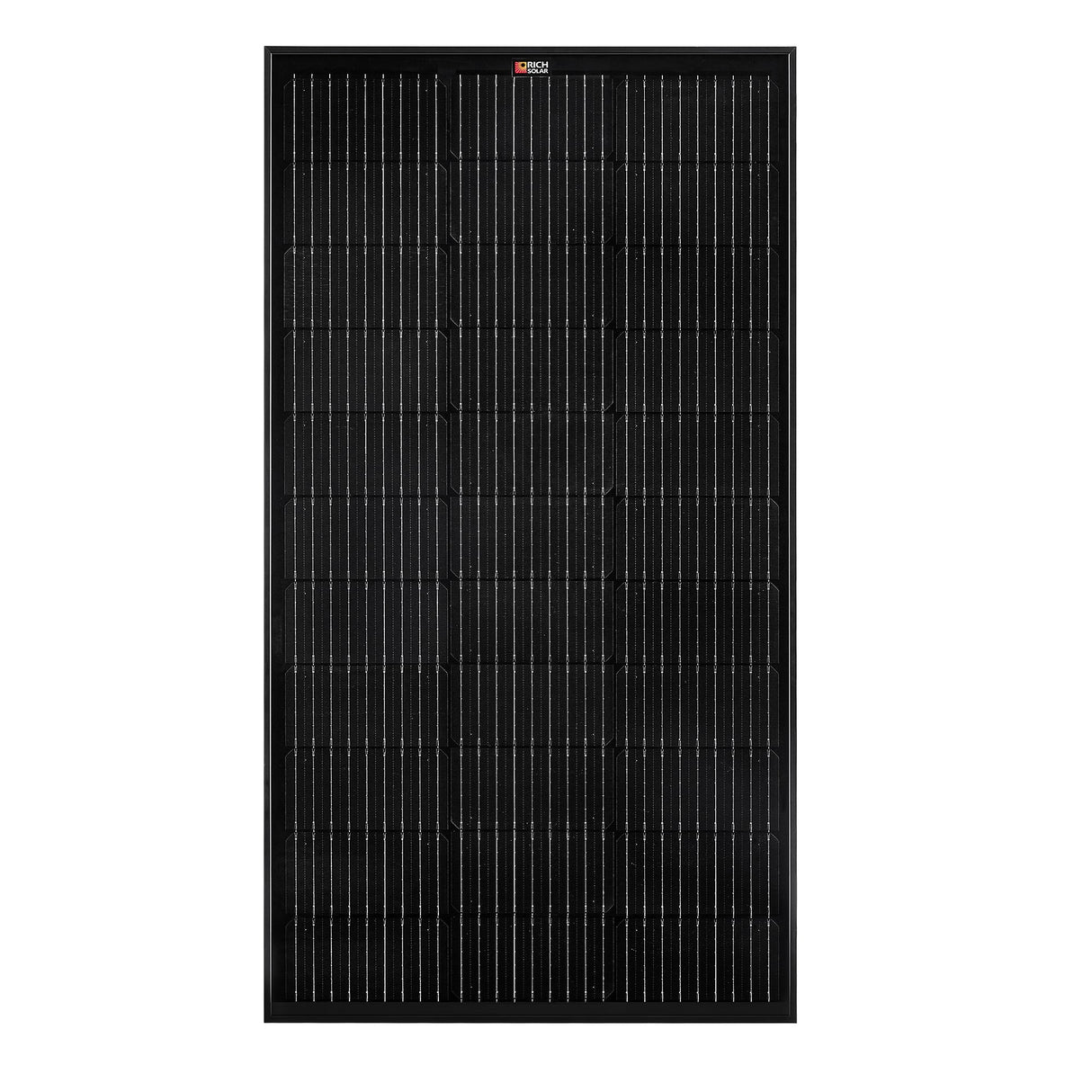 MEGA 100 ONYX | 100 Watt Solar Panel | Premier 12V Off-Grid Solar Panel for Vans, Campers, Boats | 25-Year Output Warranty