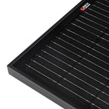 MEGA 100 ONYX | 100 Watt Solar Panel | Premier 12V Off-Grid Solar Panel for Vans, Campers, Boats | 25-Year Output Warranty