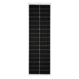 MEGA 100 SLIM | 100 Watt Slim Solar Panel | Compact 12V Off-Grid Narrow Solar Panel for Vans, Overlanders, Boats | 25-Year Output Warranty