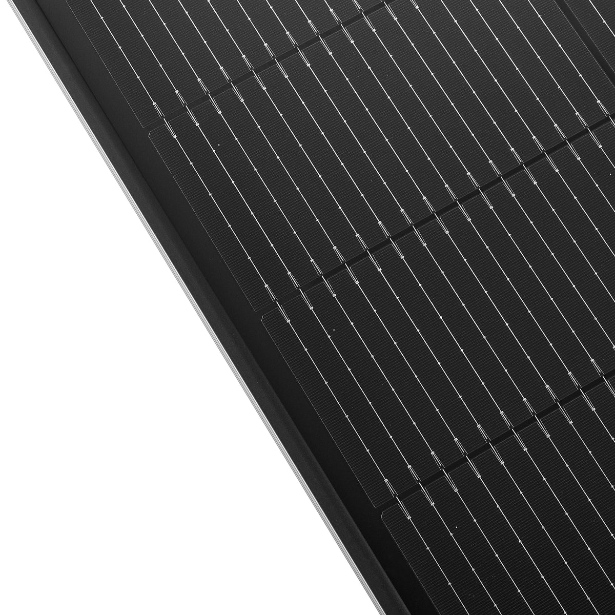 MEGA 130 SLIM ONYX | 130 Watt Slim Solar Panel | Compact 12V Narrow Pa ...