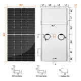 MEGA 250 PRO | 250 Watt 24 Volt Solar Panel | Premium 24V Off-Grid Solar Panel for Campers, Tiny Homes, Cabins | 25-Year Output Warranty