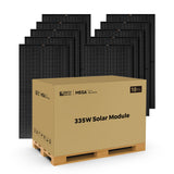 MEGA 335 PRO | 335 Watt Solar Panel | Premium Grid-tie or Off-grid Solar Panel for Residential, Commercial, Agriculture | 25-Year Output Warranty