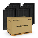 MEGA 335 PRO | 335 Watt Solar Panel | Premium Grid-tie or Off-grid Solar Panel for Residential, Commercial, Agriculture | 25-Year Output Warranty