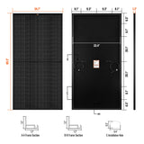 MEGA 335 PRO | 335 Watt Solar Panel | Premium Grid-tie or Off-grid Solar Panel for Residential, Commercial, Agriculture | 25-Year Output Warranty
