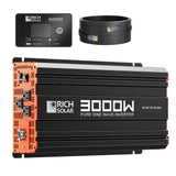 NOVA PURE 3K | 3000 Watt (3kW) 12 Volt Industrial Pure Sine Wave Inverter | Powerful 3000W 12V Off-Grid Inverter for RVs, Trailers, Campers, Vans, Trucks, Overlanders, Boats