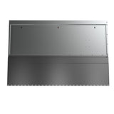 FORNO Savona 60" 1200 CFM Wall Mount Range Hood with Backsplash, Warming Lamp and Shelf, FRHWM5029-60HB
