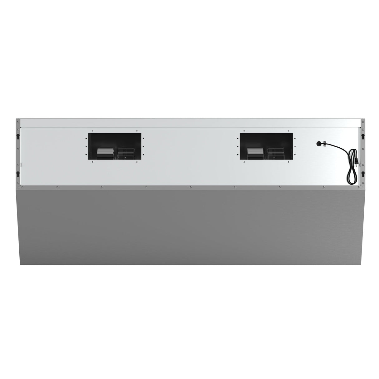 FORNO Savona 60" 1200 CFM Wall Mount Range Hood with Backsplash, Warming Lamp and Shelf, FRHWM5029-60HB