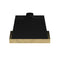 FORNO Vittorio 36" 600 CFM Wall Mount Range Hood in Black and Antique Brass Trim with Remote Control, FRHWM5078-36BLK