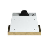 FORNO Vittorio 36" 600 CFM Wall Mount Range Hood in White and Antique Brass Trim with Remote Control, FRHWM5078-36WHT