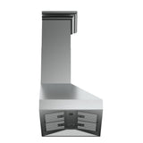 FORNO Orvieto 30" 600 CFM Wall Mount Range Hood in Stainless Steel, FRHWM5094-30