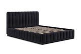 Reese Velvet Fabric Upholstered Bed Frame