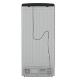 FORNO Espresso Luigi 33" 18 cu. ft. French Door Refrigerator in Black with Antique Brass Handles, FFFFD1791-33BLK