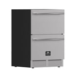 FORNO Cosenza 24" 4.69 cu.ft. Built-In Indoor/Outdoor Drawer Freezer with Ice Maker, FDRBI1838-24S