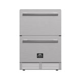 FORNO Cosenza 24" 4.69 cu.ft. Built-In Indoor/Outdoor Drawer Freezer with Ice Maker, FDRBI1838-24S