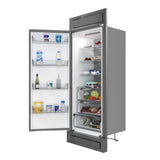 FORNO Maderno 28" 13.6 cu. ft. Left Swing Convertible Refrigerator/ Freezer with Modern Trim Kit, FFFFD1722-32LS