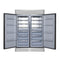 FORNO Maderno 60" 27.2 cu.ft. Convertible Refrigerator and Freezer with Grill Trim Kit, FFFFD1722-60SG