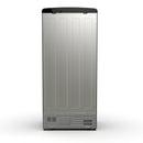 FORNO Espresso Luigi 33" 18 cu. ft. French Door Refrigerator in Black with Antique Brass Handles, FFFFD1791-33BLK