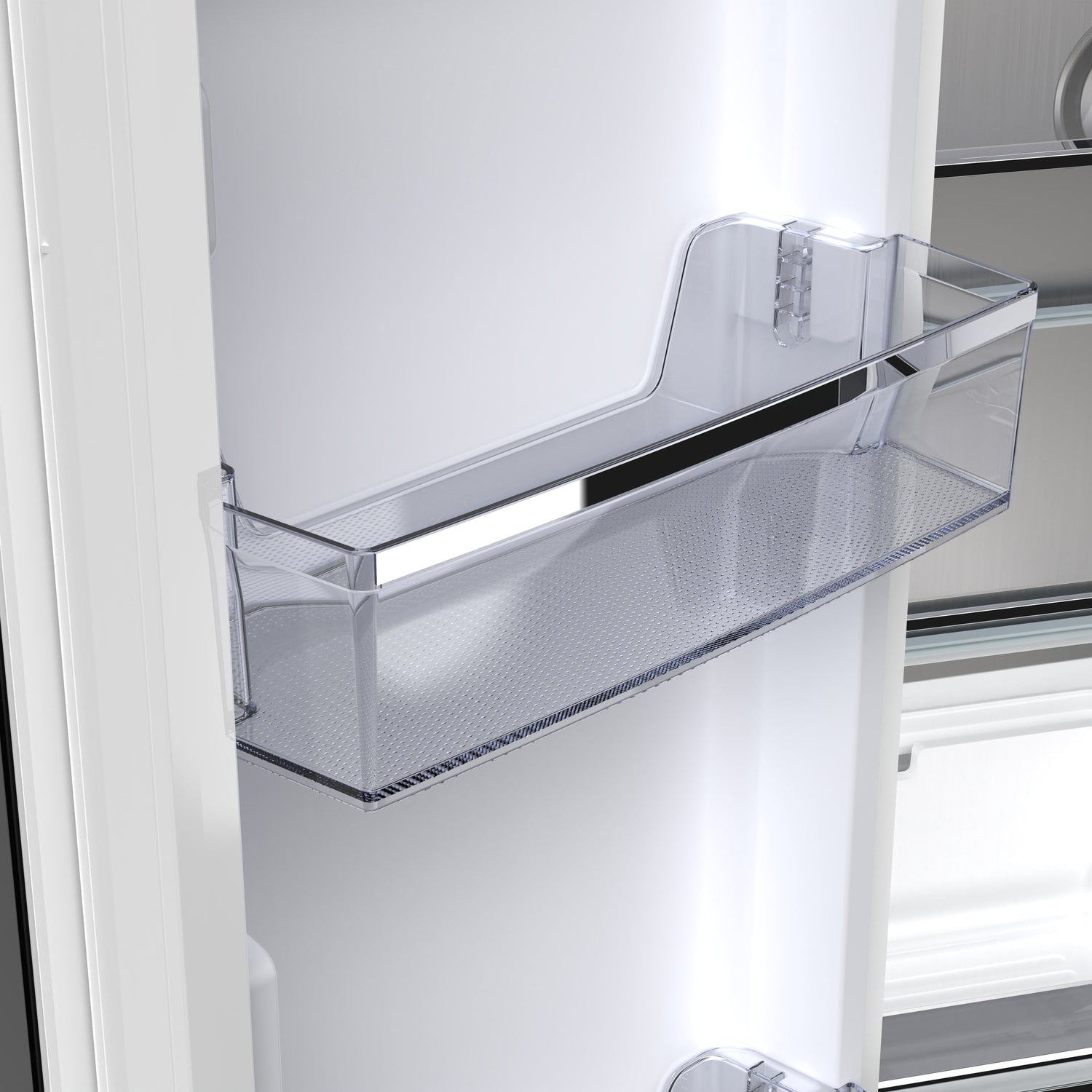 FORNO Espresso Luigi 33" 18 cu. ft. French Door Refrigerator in Black with Antique Brass Handles, FFFFD1791-33BLK