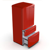 FORNO Espresso Luigi 33" 18 cu. ft. French Door Refrigerator in Red, FFFFD1791-33RED