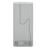 FORNO Espresso Luigi 33" 18 cu. ft. French Door Refrigerator in White with Antique Brass Handles, FFFFD1791-33WHT