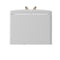 FORNO Espresso Luigi 33" 18 cu. ft. French Door Refrigerator in White with Antique Brass Handles, FFFFD1791-33WHT