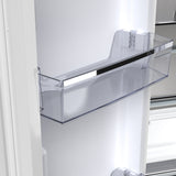 FORNO Espresso Luigi 33" 18 cu. ft. French Door Refrigerator in White with Antique Brass Handles, FFFFD1791-33WHT