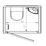 Portable Restroom w/ Sink