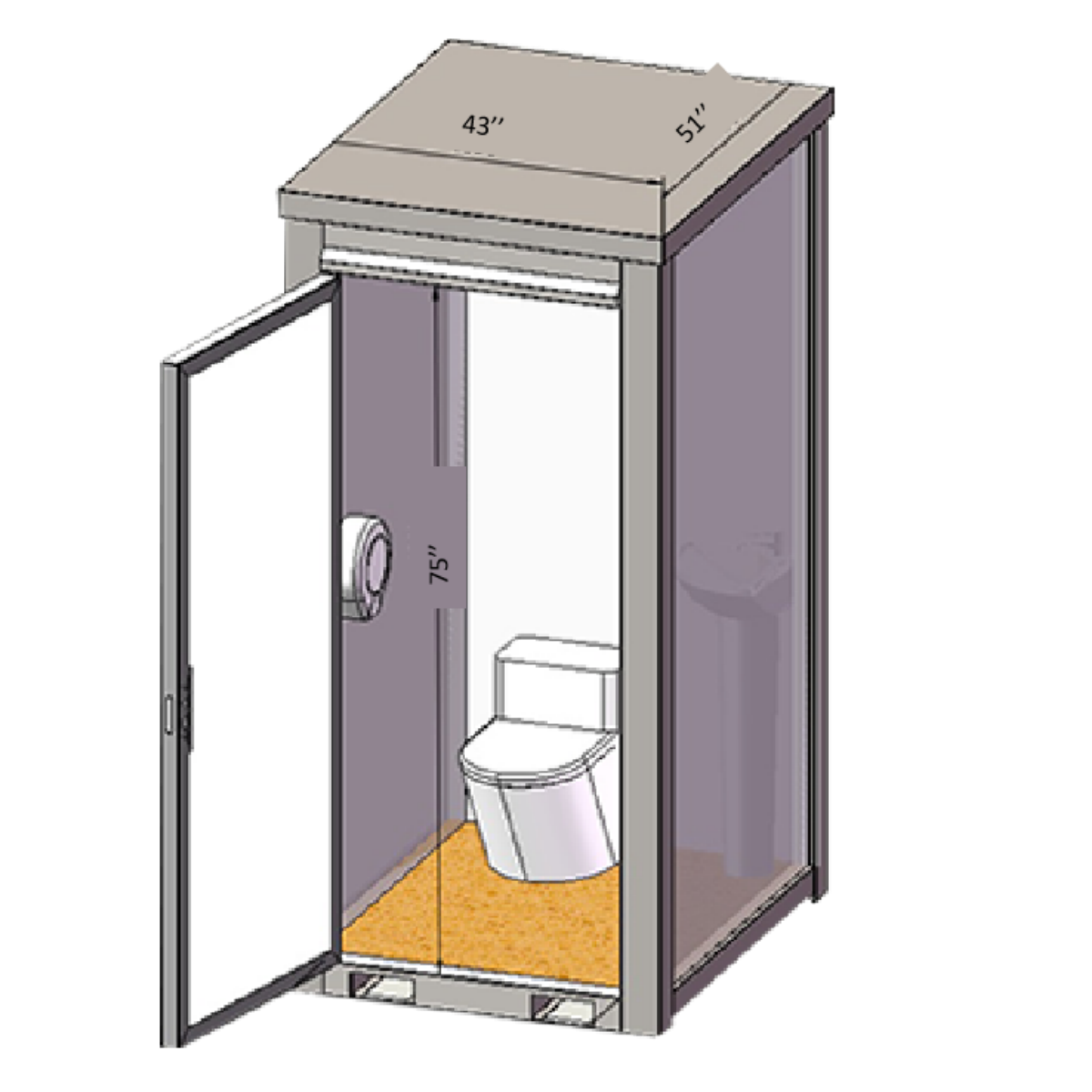 Portable Restroom w/ Sink