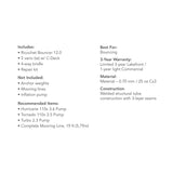 Aquaglide - Ricochet Bouncer 12.0 w/ C-Deck - Water Bouncers - Reinforced - 585221123