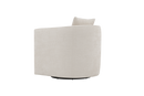 Valencia Riley Fabric Swivel Accent Chair, Pearl