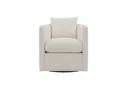 Valencia Riley Fabric Swivel Accent Chair, Pearl