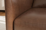 Riley Leather Swivel Chair