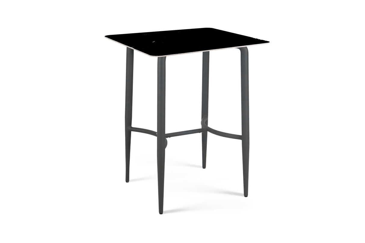 Rodona Square Pub Table with Glass