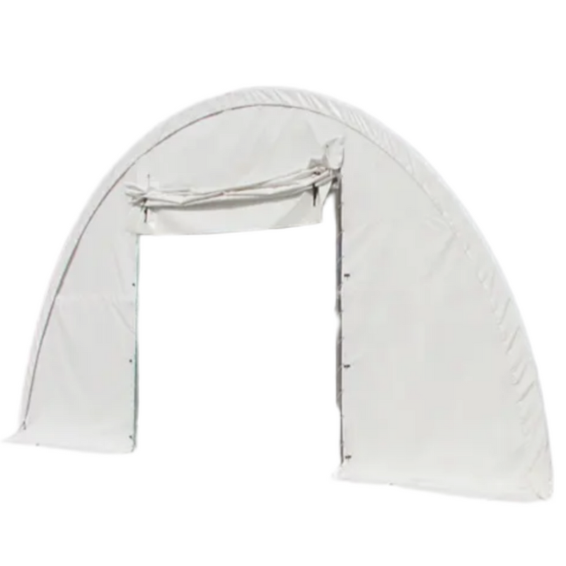 Front/Rear Panel with Roll-up Door for W40'xL80'xH20' Storage Shelter