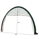 Front/Rear Panel with Roll-up Door for W40'xL80'xH20' Storage Shelter