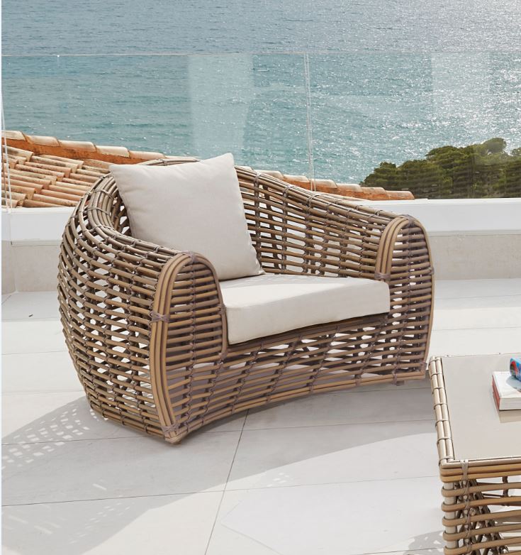 Ruby Armchair with Sunbrella Cushion