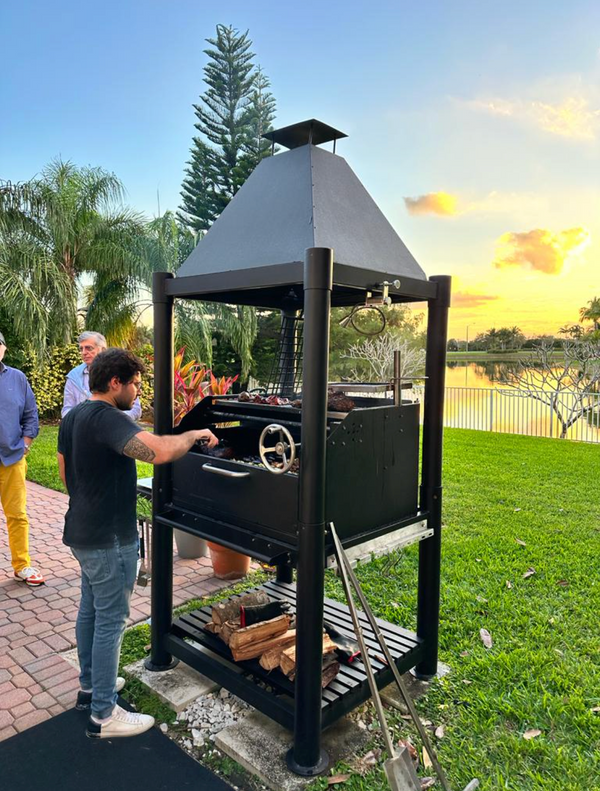 Tagwood BBQ Argentine Santa Maria Style Wood Fire & Charcoal Gaucho Grill | BBQ02SIB-- PRE-ORDER