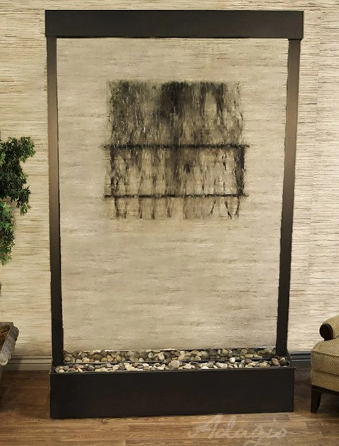 Adagio Water Features Grandeur River Floor Water Fountain - Centered in Base