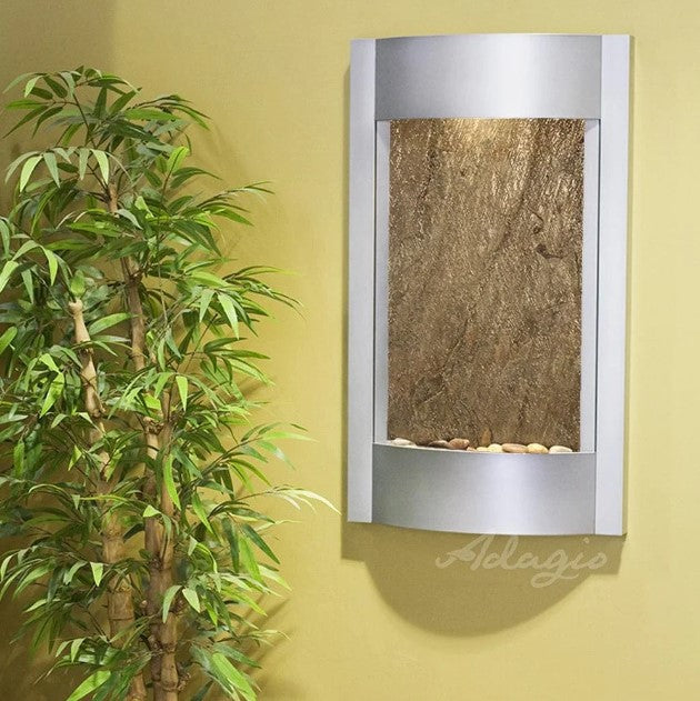 Adagio Water Features Serene Waters Wall Fountain